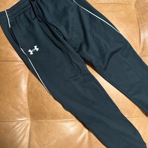 Under Armour Black Joggers with White Accents